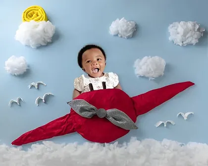 Baby photo scene