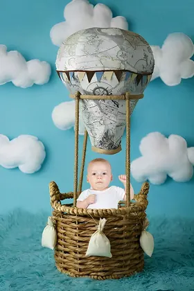 Baby photo scene