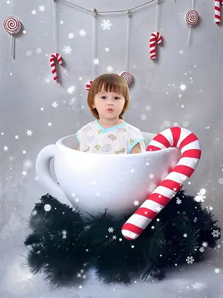 Baby photo scene