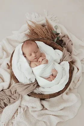 Baby photo scene