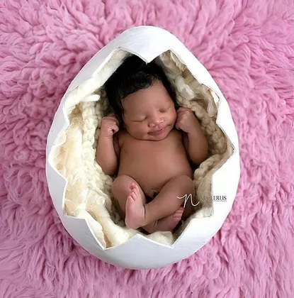 Baby photo scene