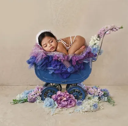 Baby photo scene