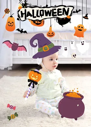 Baby photo scene
