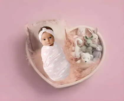 Baby photo scene
