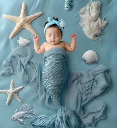 Baby photo scene