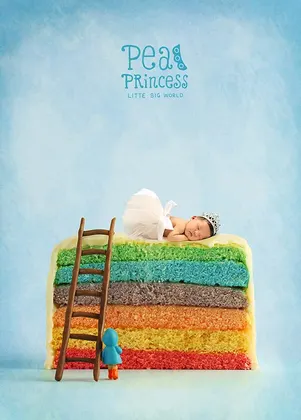 Baby photo scene
