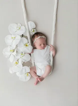 Baby photo scene