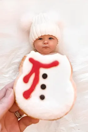 Baby photo scene