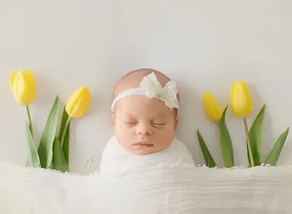 Baby photo scene