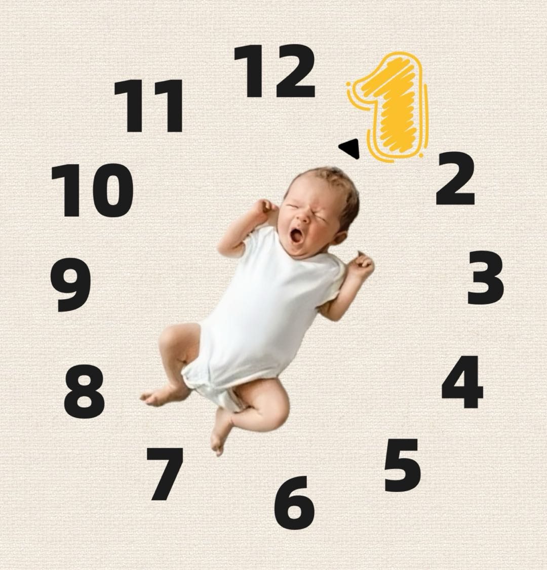 One month baby milestone