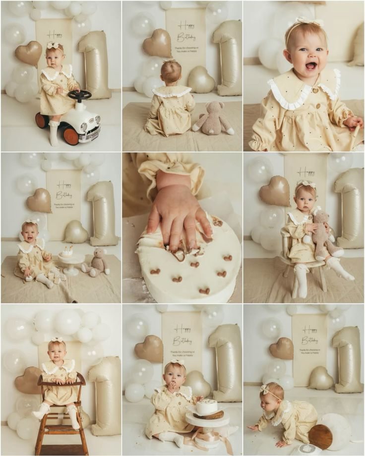 Studio-style baby keepsake