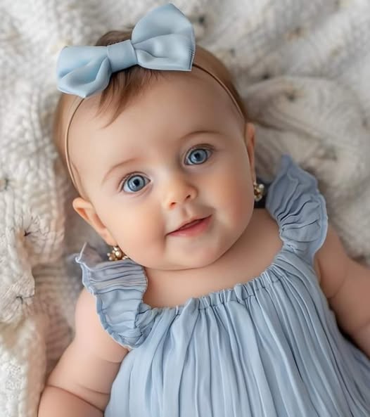 Newborn photo editor example for a baby keepsake portrait
