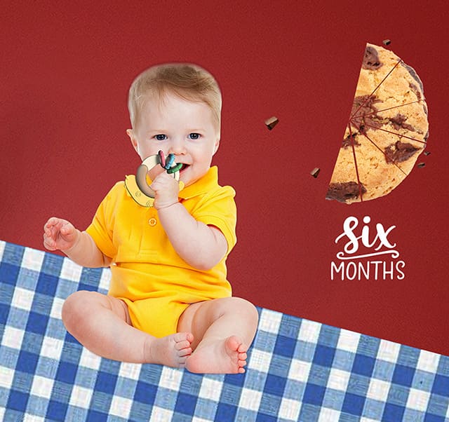 6-month cookie milestone template